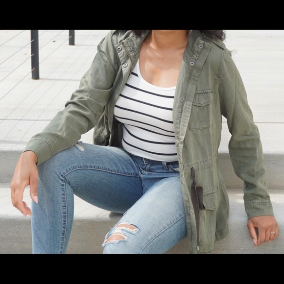 On the go Olive Green Jacket - Picture 3 of 3